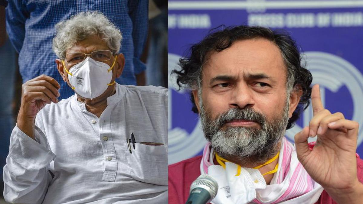 Police link Sitaram Yechury, Yogendra Yadav to Delhi riots