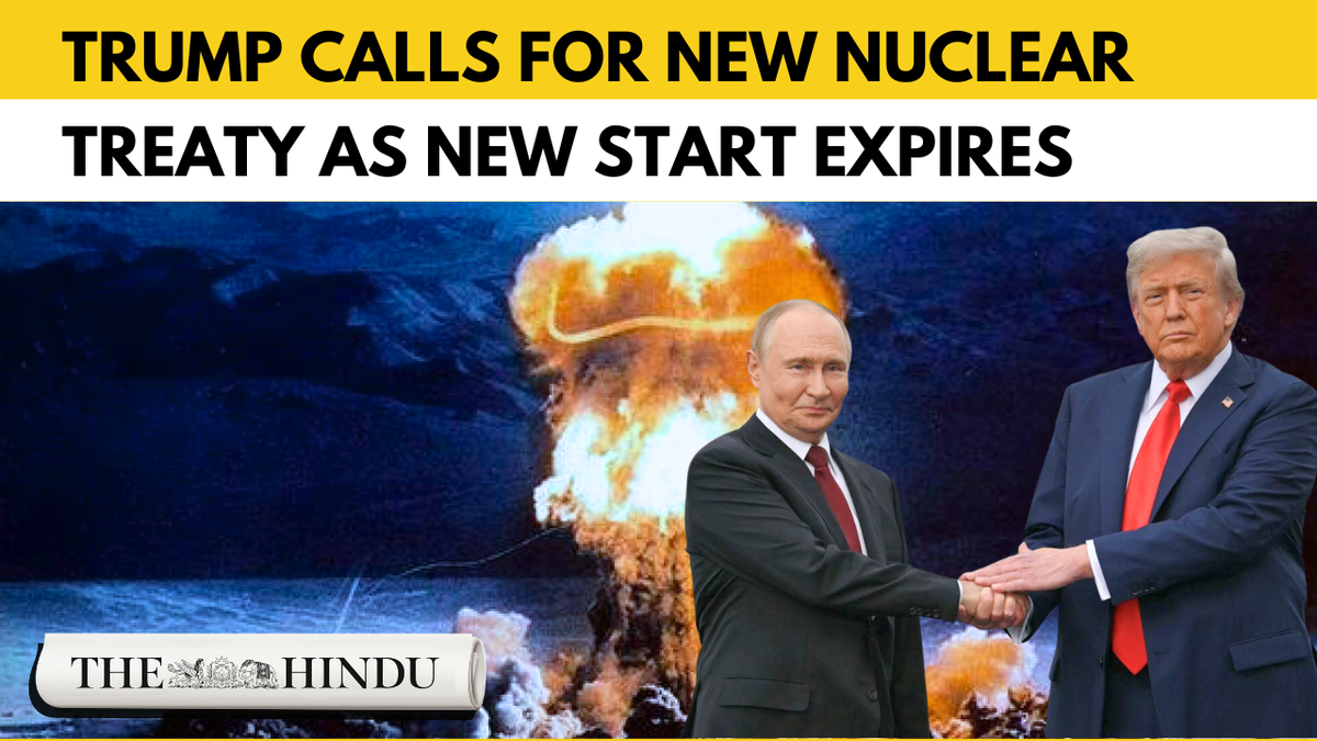 Watch: Trump calls for new nuclear treaty as New START expires