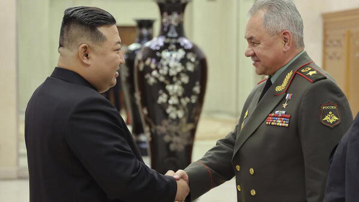 North Korean leader Kim Jong Un meets with Russian Defence Minister on military cooperation