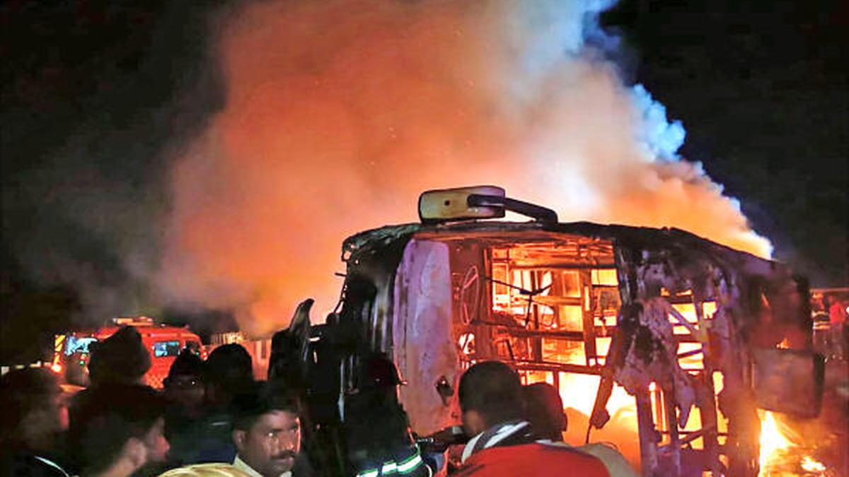 Efforts on to convince kin for mass cremation of Maharashtra bus fire victims: Official