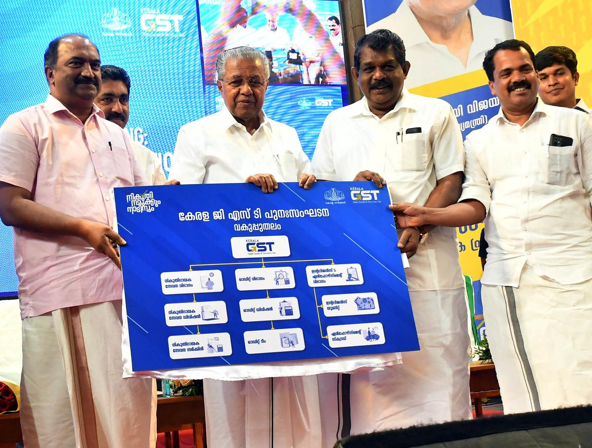 The restructuring of Kerala’s GST Department and improved tax collection have paid dividends. The photo captures Chief Minister Pinarayi Vijayan launching the revamped GST system in Thiruvananthapuram in January 2023. The restructuring of Kerala’s GST Department and improved tax collection have paid dividends. The photo captures Chief Minister Pinarayi Vijayan launching the revamped GST system in Thiruvananthapuram in January 2023.