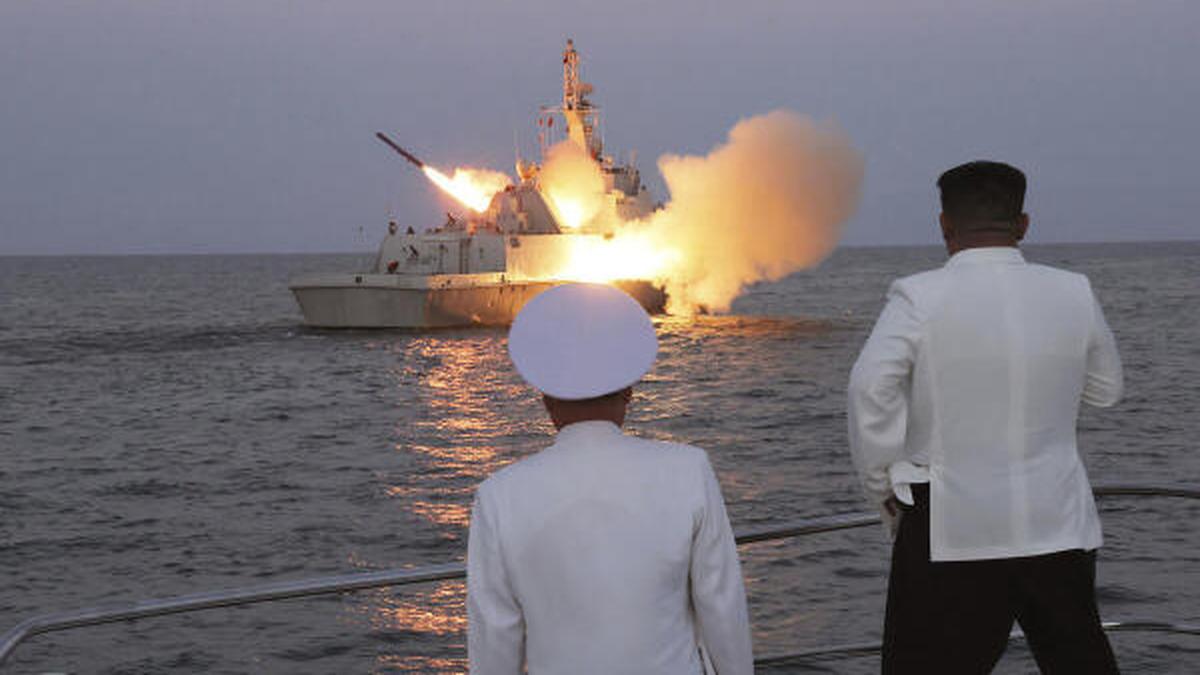 North Korea fires cruise missiles into the sea after U.S.-South Korean military drills end