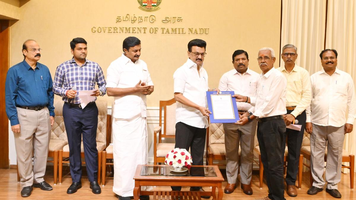 CM Stalin hands over orders to provide monthly pension of ₹12,000 to 42 retired journalists