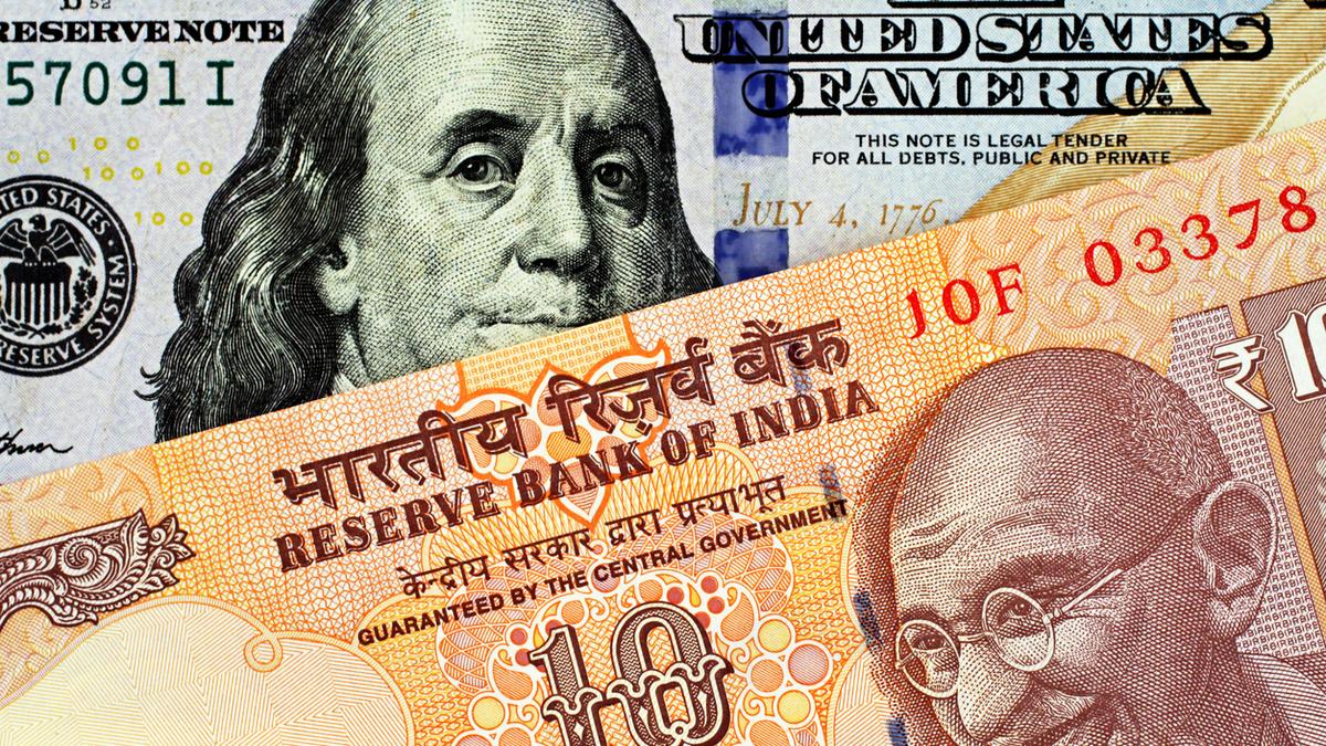 Rupee falls 41 paise to close at 94.56 against U.S. dollar