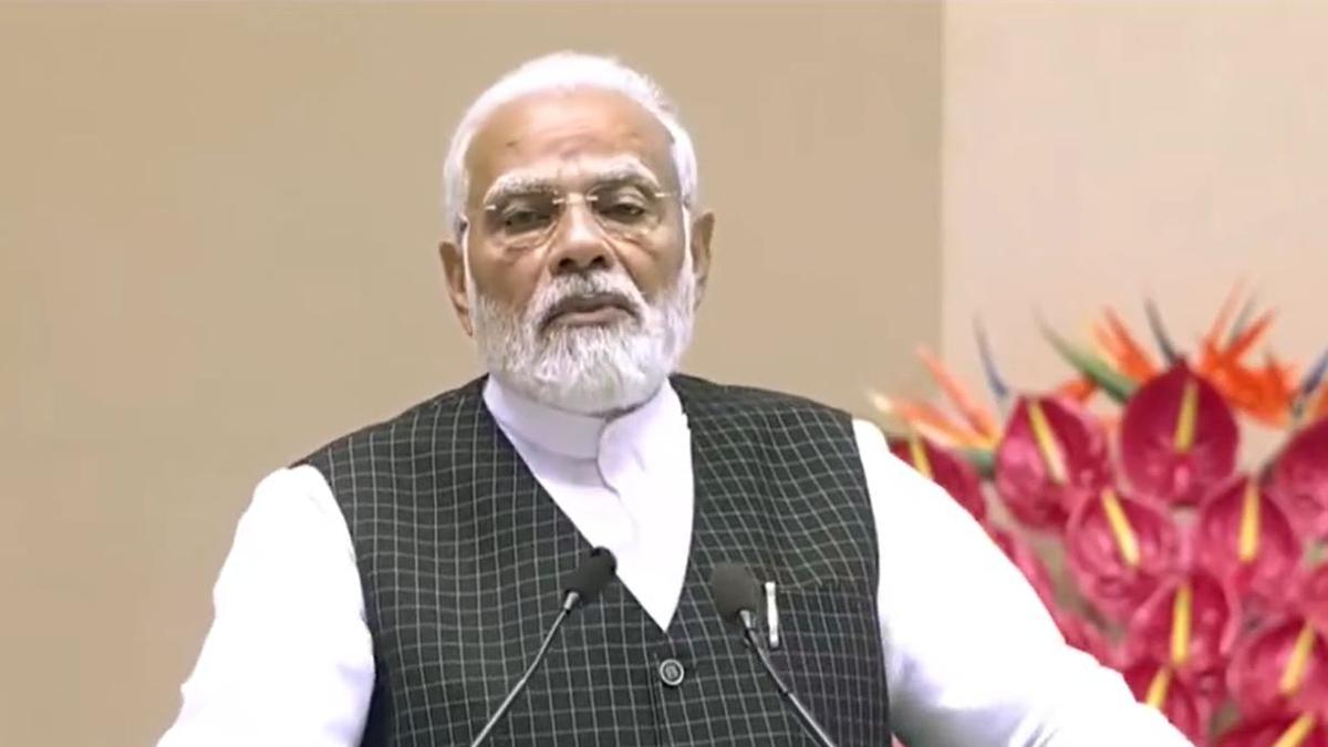 prime minister narendra modi addresses third session of the National Platform for Disaster Risk Reduction