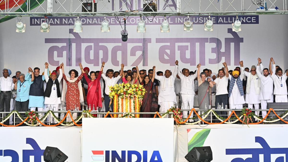 Top news of the day: Kharge says time to decide between ‘democracy and dictatorship’ at INDIA rally; Congress gets fresh I-T notice of over ₹1,745 crore, and more