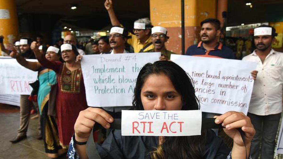 Government notifies new RTI rules The Hindu