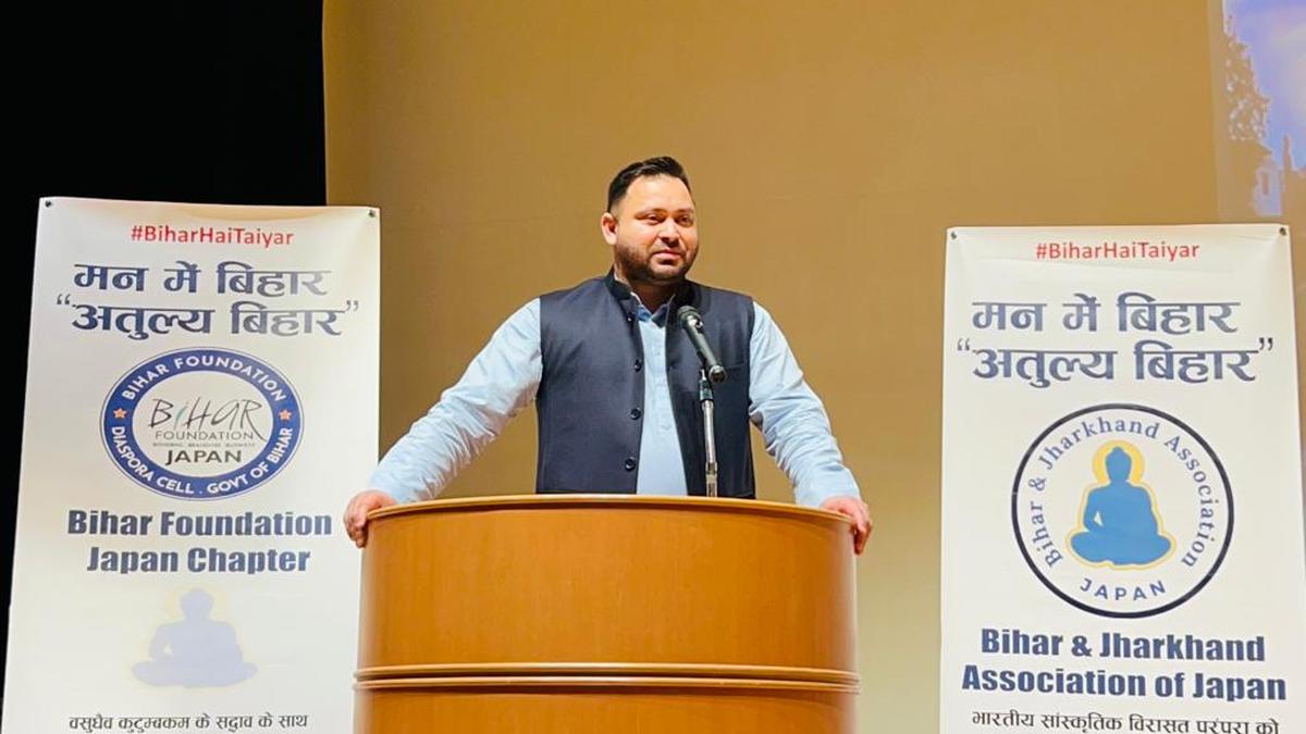 Tejashwi urges Bihari diaspora in Japan to promote State’s tourism