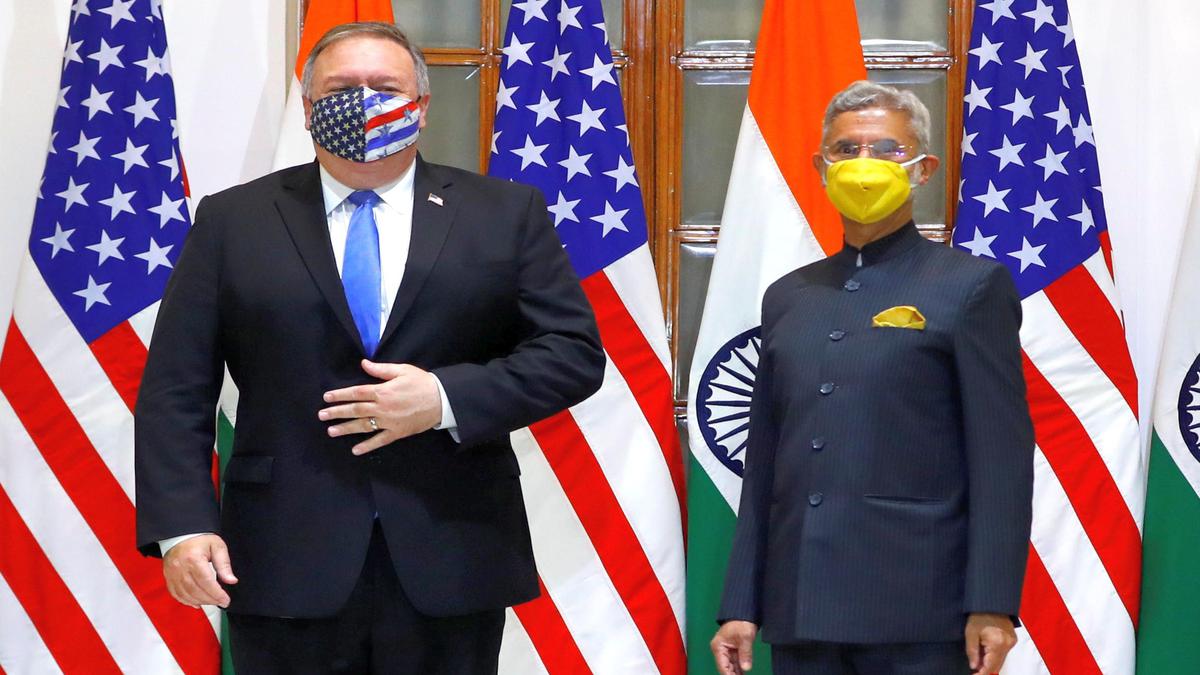 2+2 Ministerial dialogue | India to sign geo-spatial cooperation BECA with U.S.