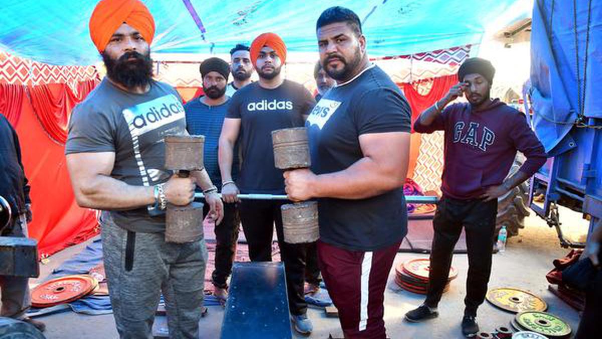 Dilli Chalo | A ‘gym ka langar’ comes up at the Singhu protest site