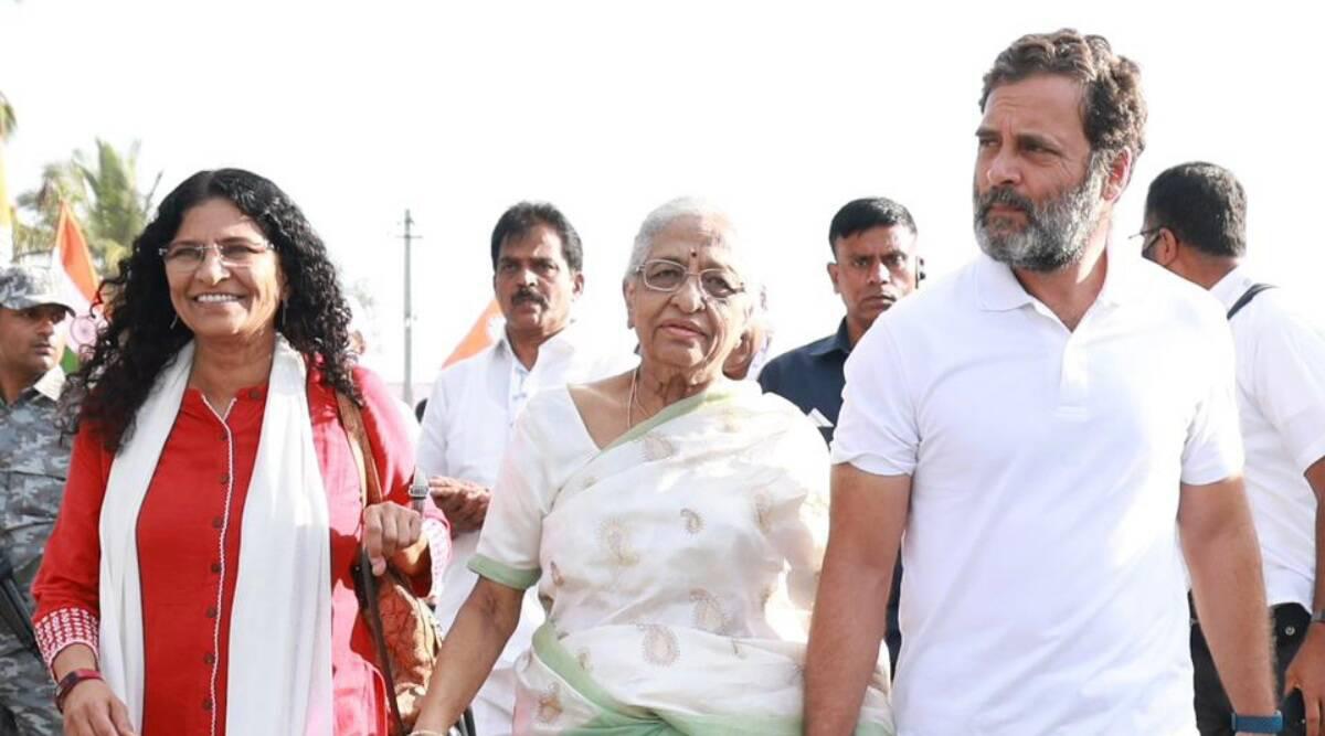 Mother, sister of Gauri Lankesh join Rahul in Bharat Jodo Yatra