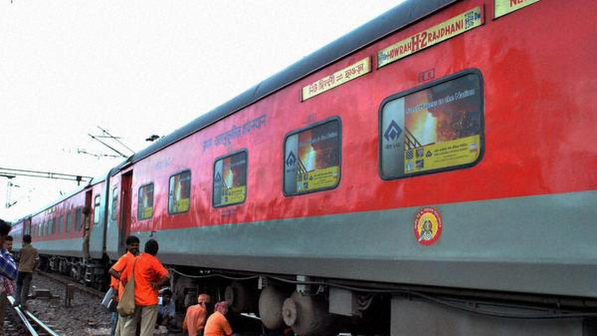 Rajdhani Express Turns 50 Passengers Pampered With Delicacies The Hindu