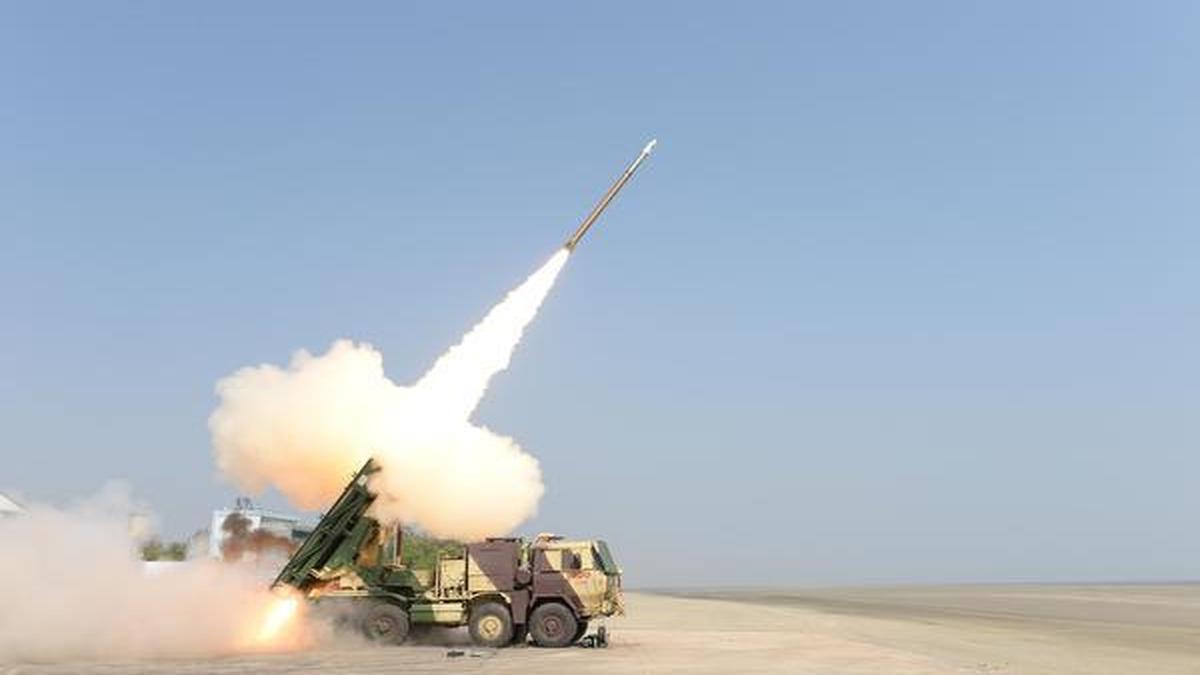Upgraded Pinaka rocket successfully test-fired - The Hindu