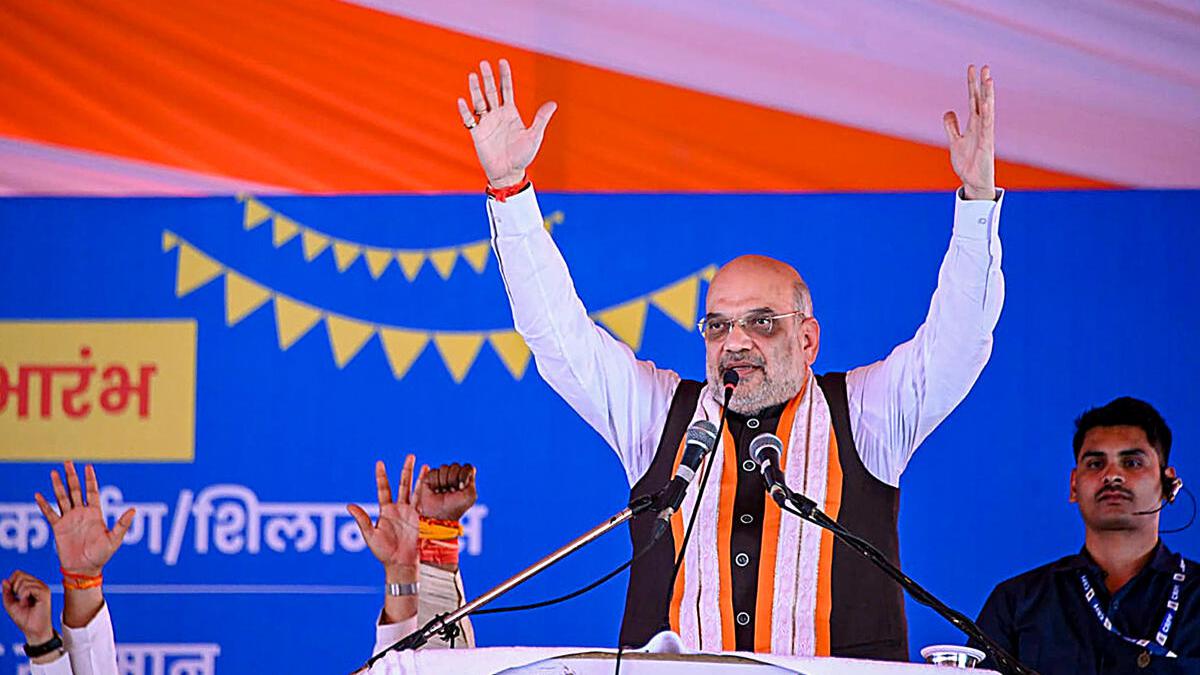 Democracy is not at risk, it’s dynastic politics that is in danger as PM Modi defeated dynastic parties, says Amit Shah in U.P.