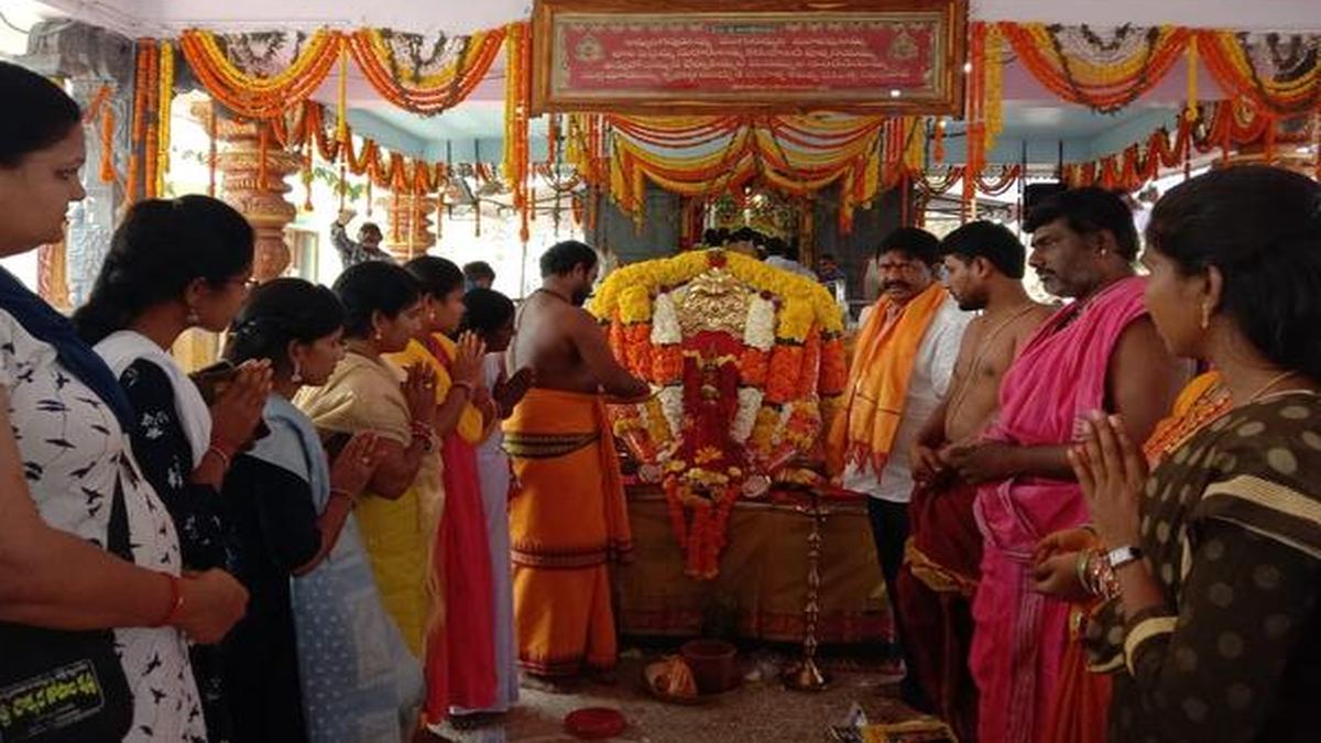 Cheepurupalli wears festive look with influx of pilgrims The Hindu