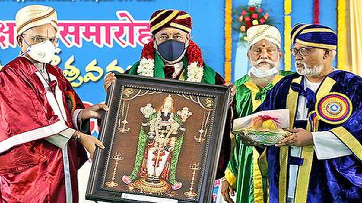 Bring to light scientific facts hidden in Vedas, Governor tells