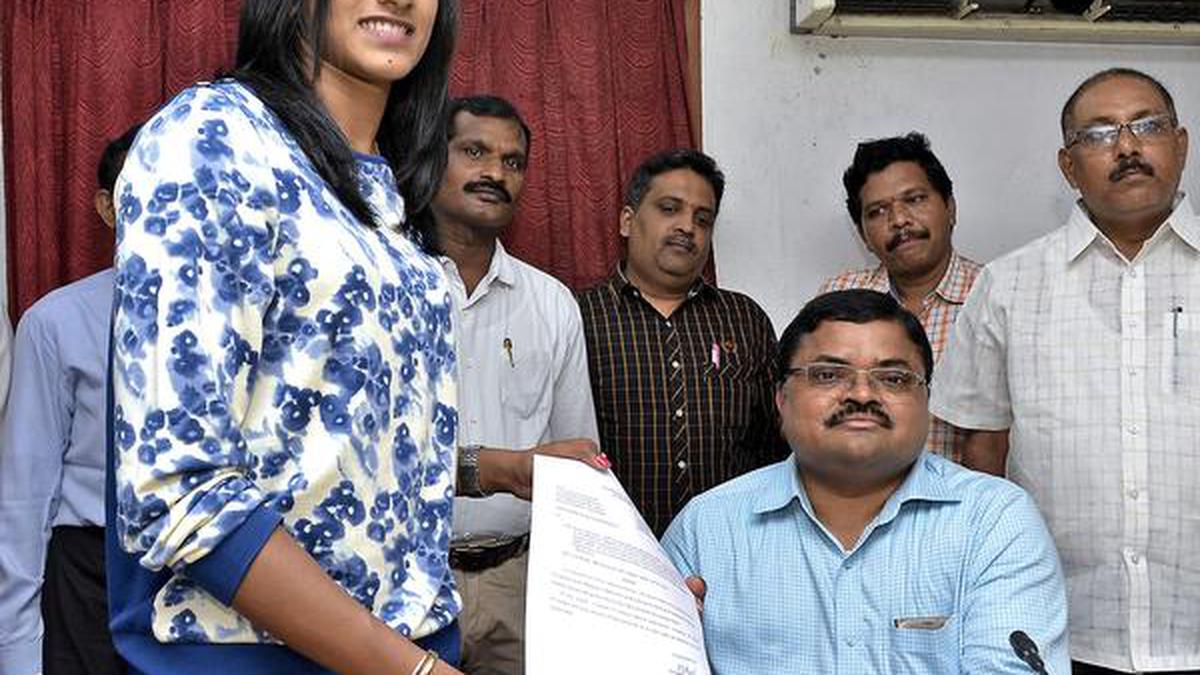 Sindhu takes charge as Deputy Collector - The Hindu