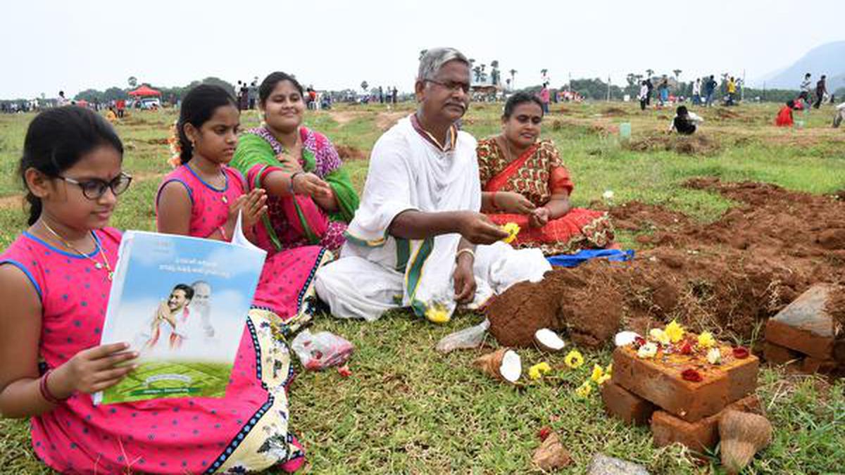 Construction of houses under ‘Pedalandariki Illu’ begins in State