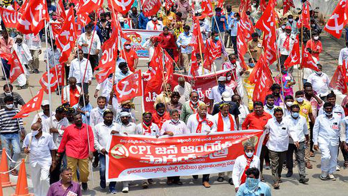 CPI Urges YSRCP, TDP To Support Bharat Bandh - The Hindu