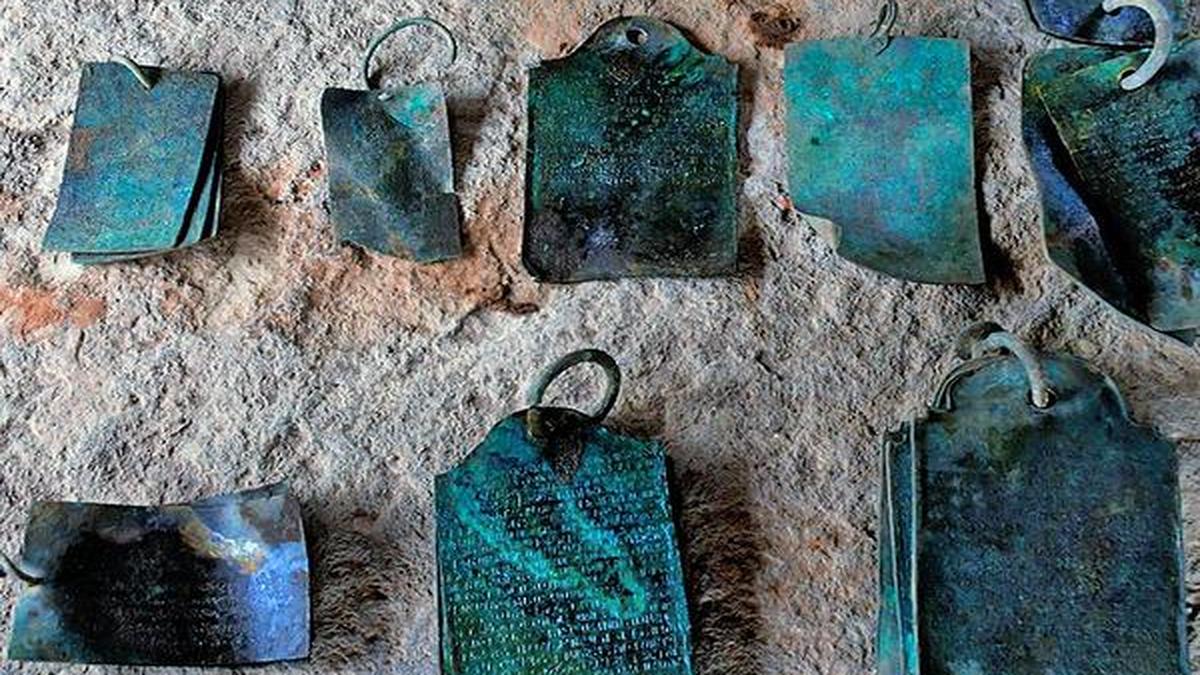 Copperplate inscriptions found at Srisailam temple The Hindu