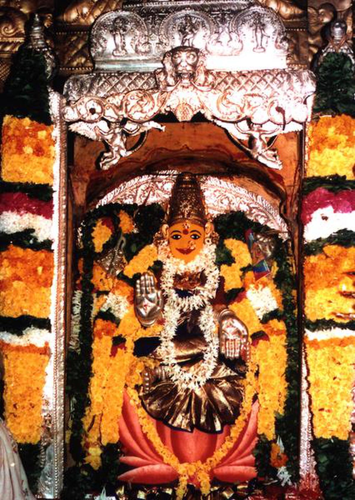 Goddess Blesses Devotees In Sri Bala Tripura Sundari Devi Avatar On Day 