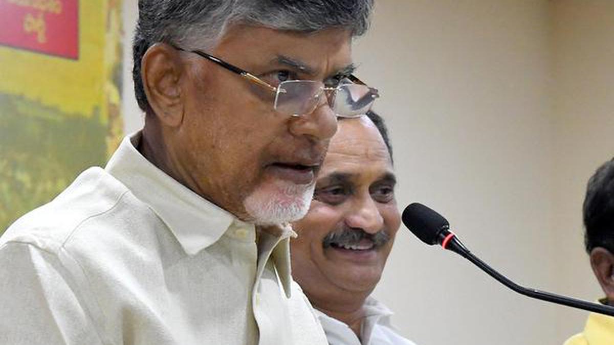 Naidu Opposes Plan To Link Krishna And Godavari In Telangana - The Hindu