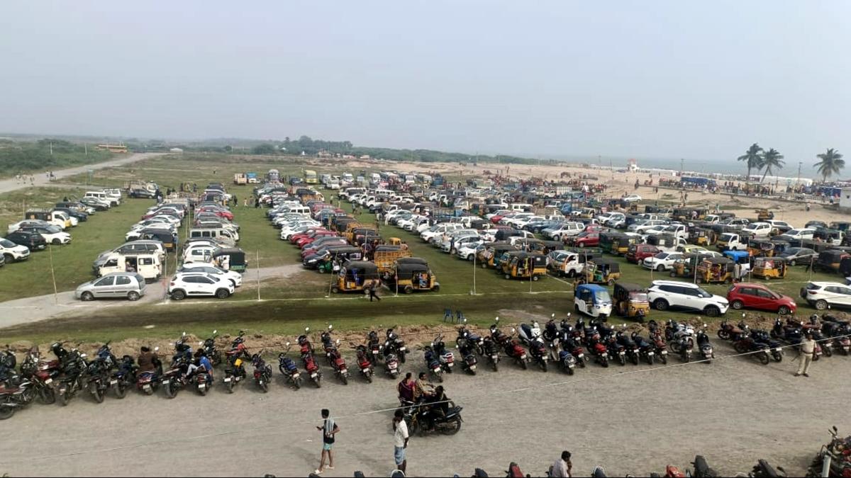 Bapatla police tightened security across the beaches on the occasion of holy baths of pilgirms on Kaarthika Masam