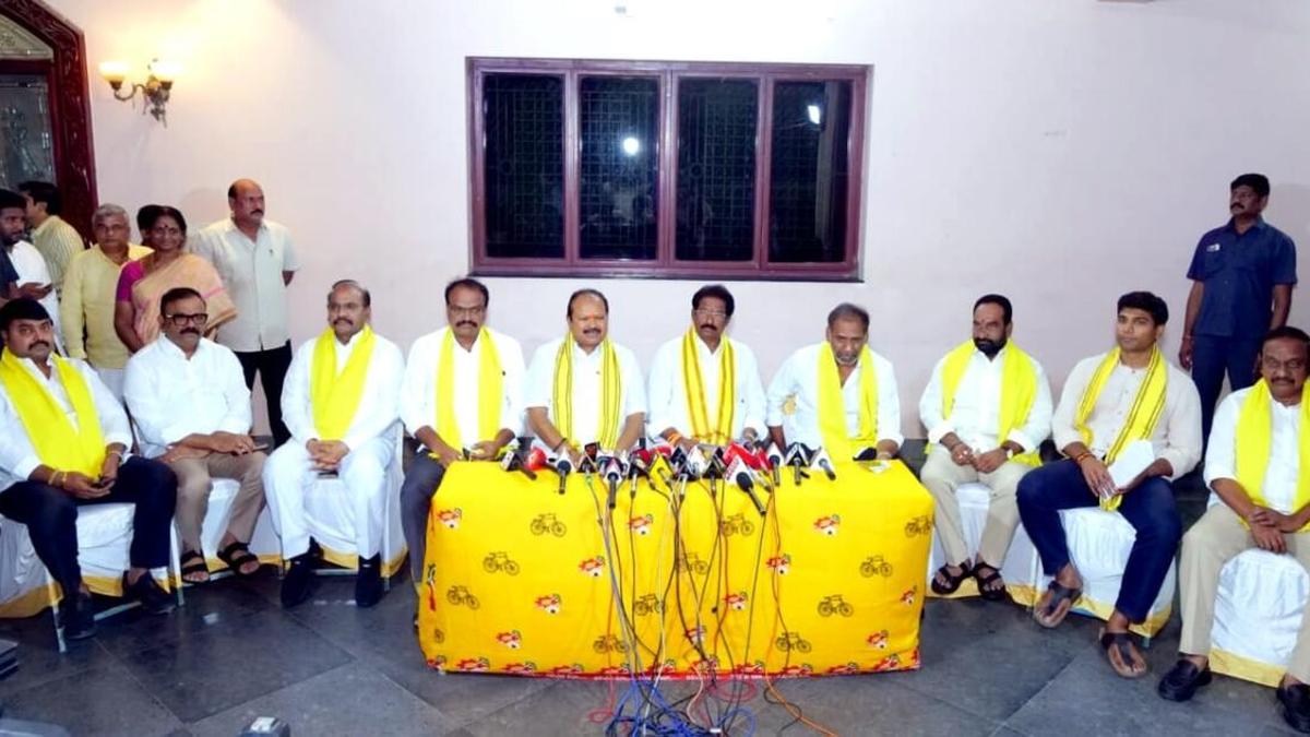 TDP leaders level land and forgery allegations against YSRCP’s Brahmanaidu