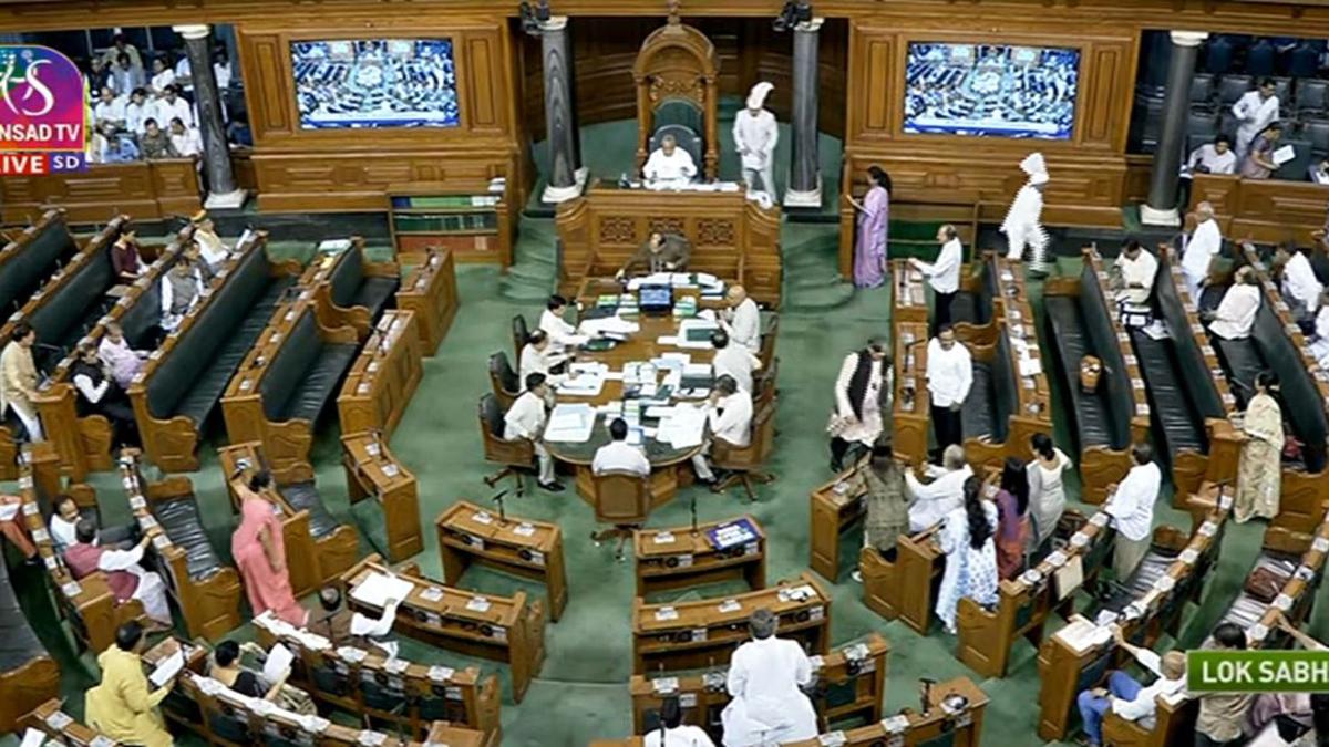 Parliament Monsoon Session Live Updates | Lok Sabha passes two Bills; Rajya Sabha washed out for the day