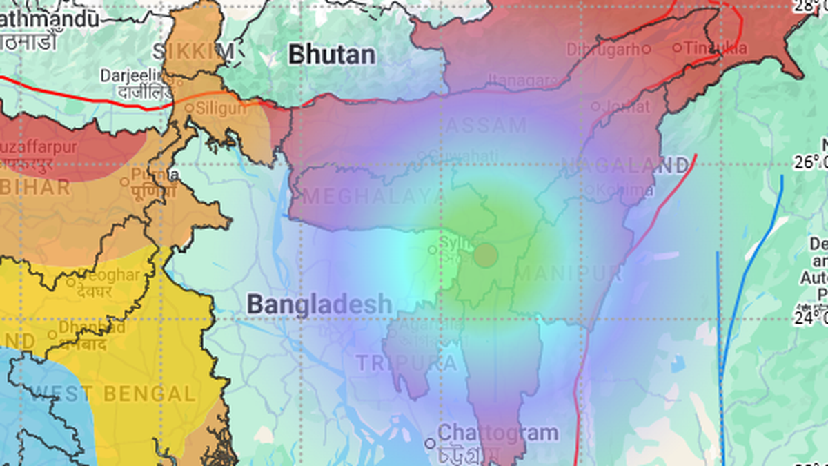 Magnitude of 4.8 earthquake jolts Assam’s Hailakandi