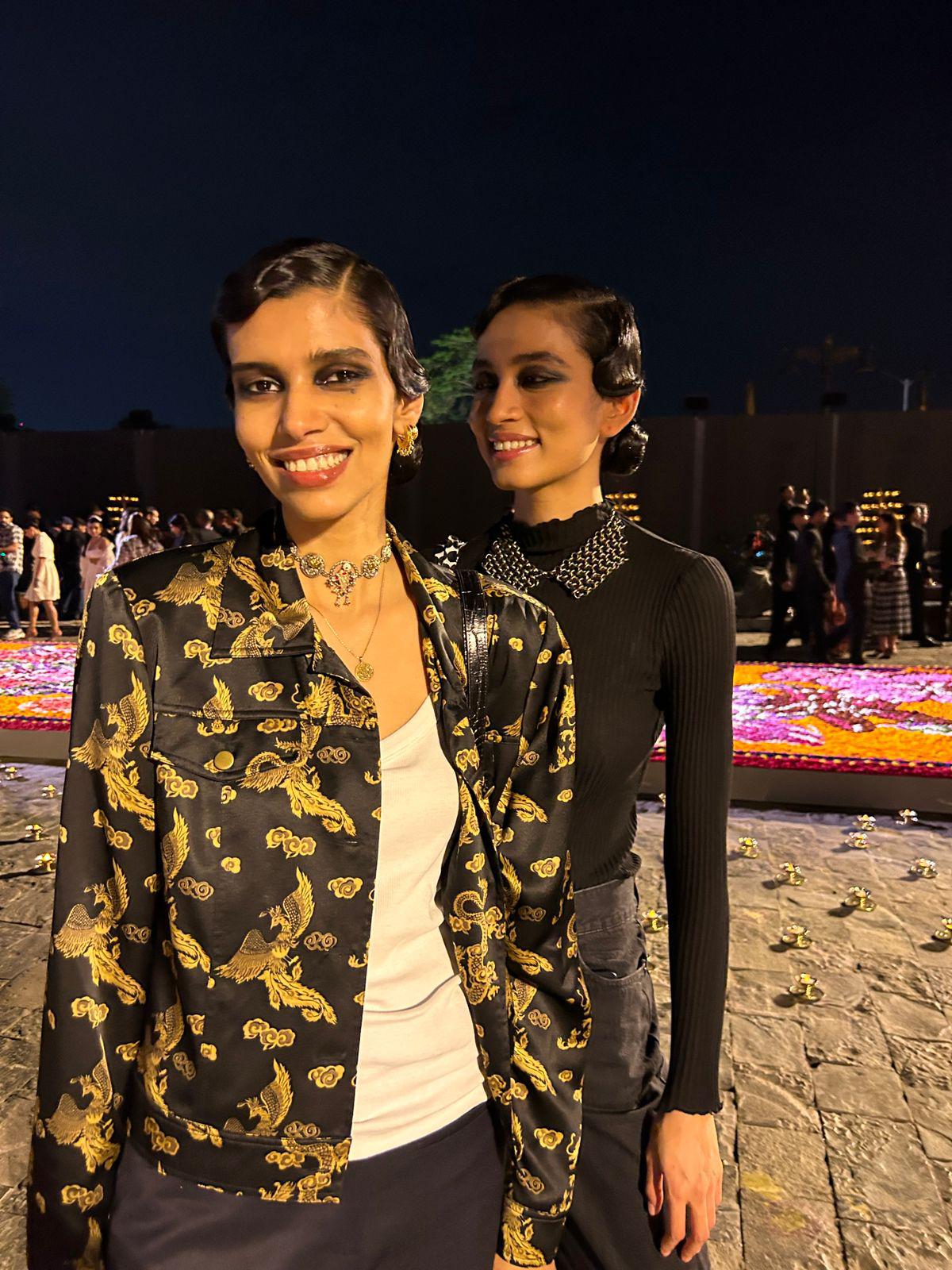 Models Pooja Mor and Sumaya.