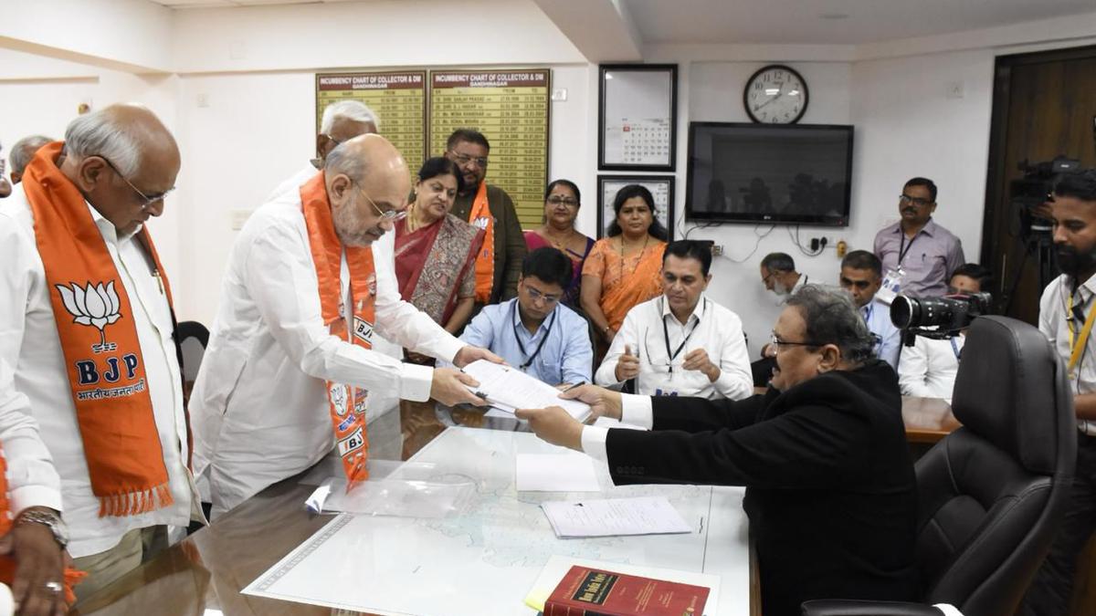 General Elections 2024 | Amit Shah files nomination from Gandhinagar