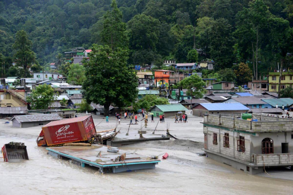 Sikkim Flood: Cloudburst wreaks havoc in Sikkim, 14 dead so far; Hundreds are missing, including 23 army personnel