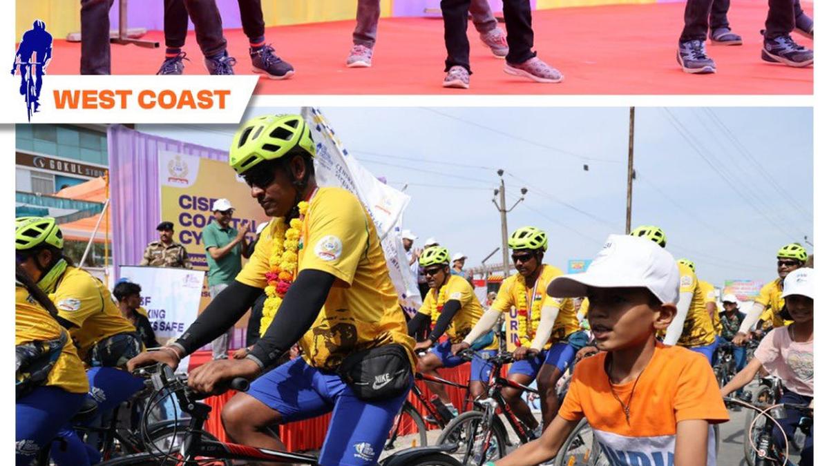 CISF Coastal cyclathon participants to reach halfway at Mumbai on March 20