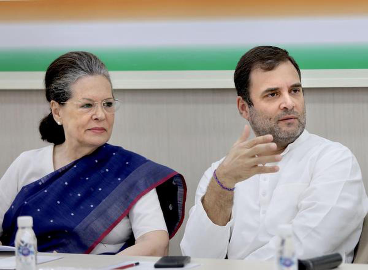 Sonia, Rahul to not participate in choosing next Congress president - The  Hindu