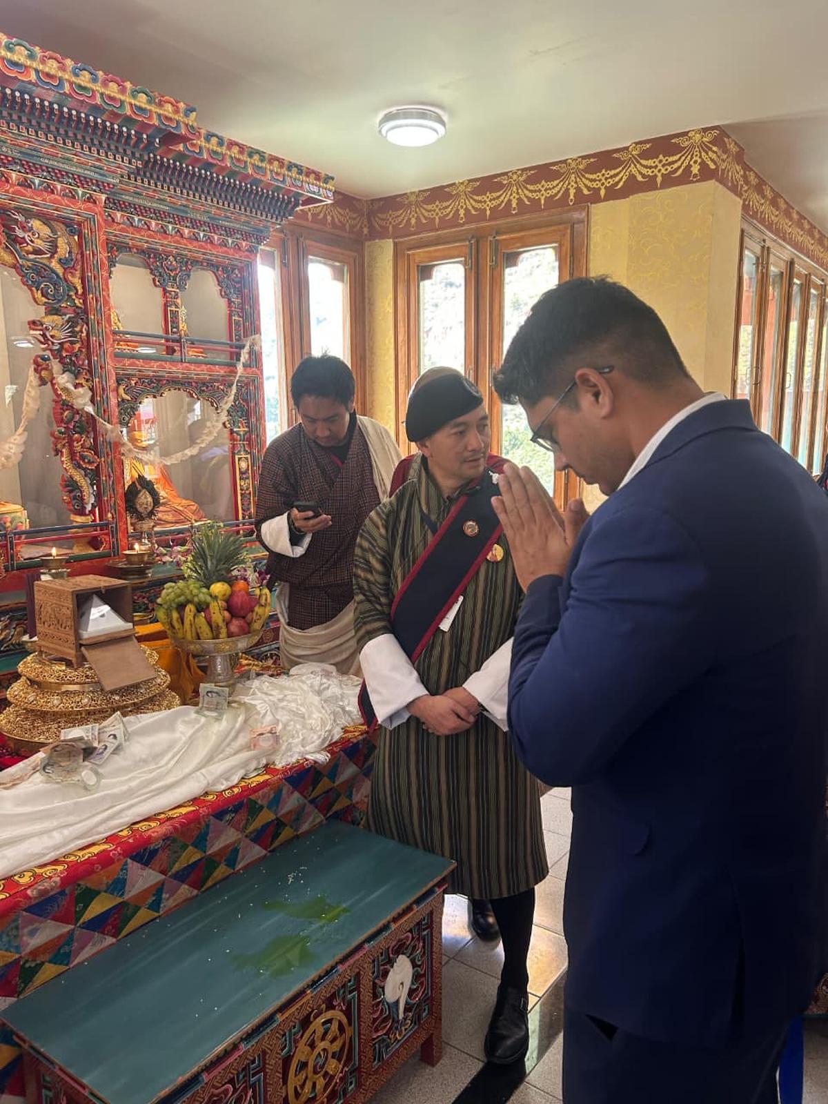 The relics of Lord Buddha after arrival at Bhutan’s Paro International Airport from New Delhi on November 8, 2025. The relics of Lord Buddha after arrival at Bhutan’s Paro International Airport from New Delhi on November 8, 2025.