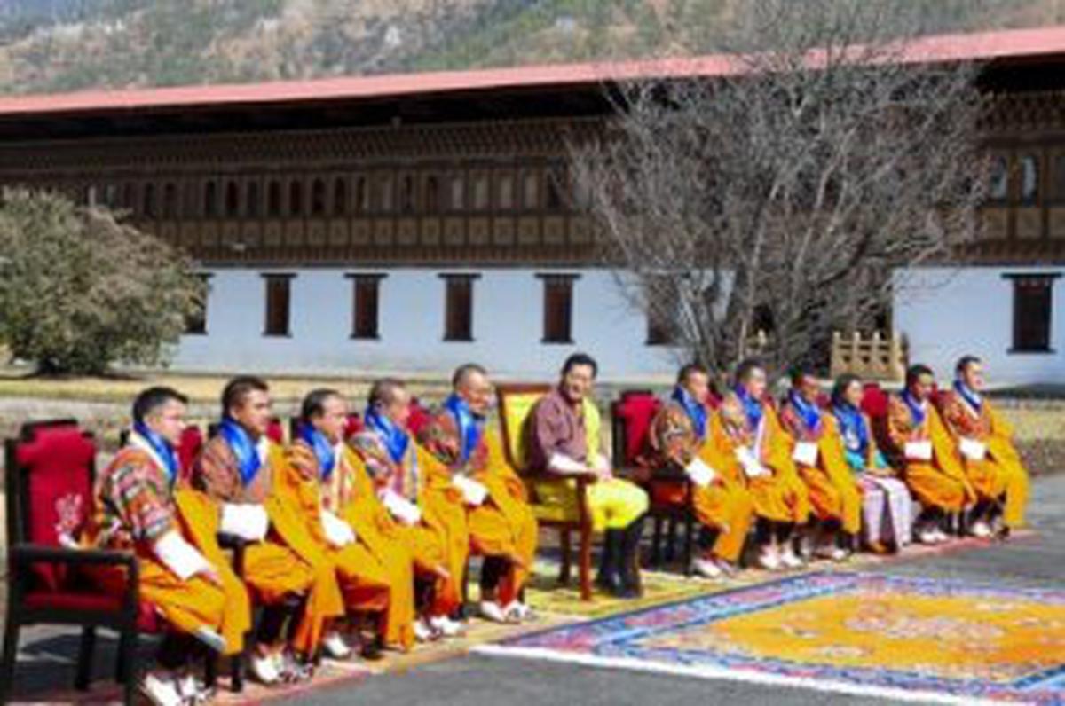 A view of the Bhutan Cabinet