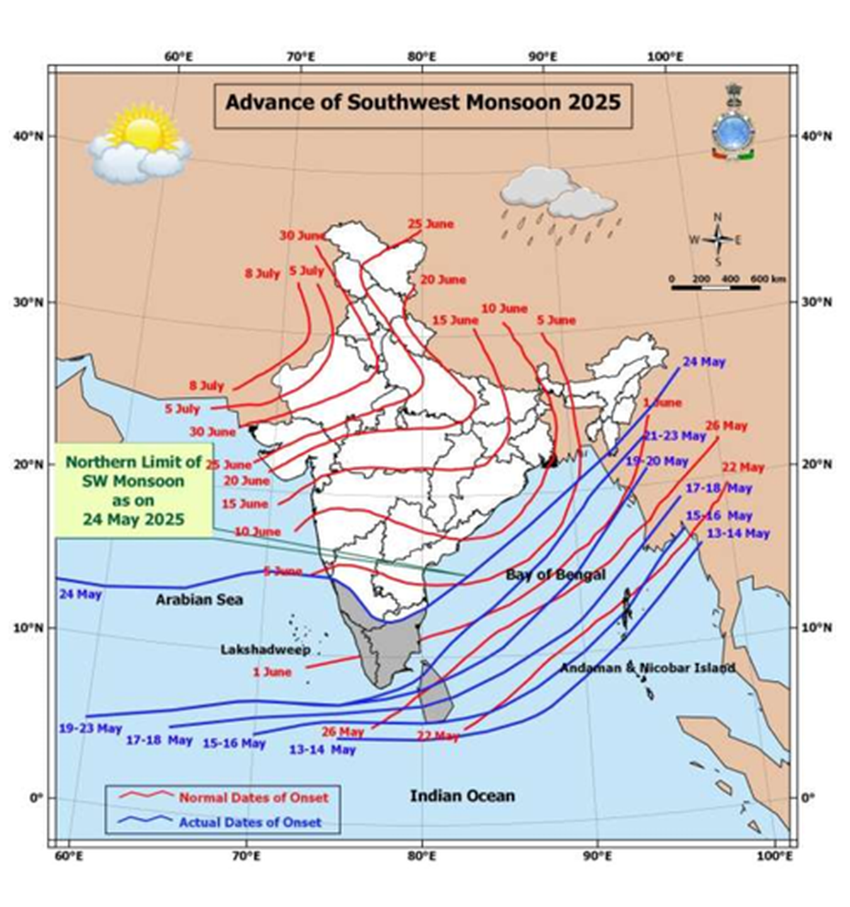 Monsoon arrives in Kerala ahead of ...
