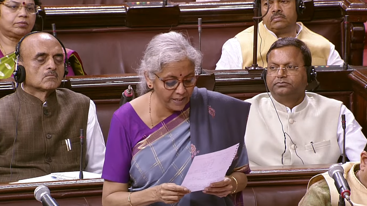 Rajya Sabha suspends Congress MP for recording proceedings; FM Sitharaman replies in both Houses