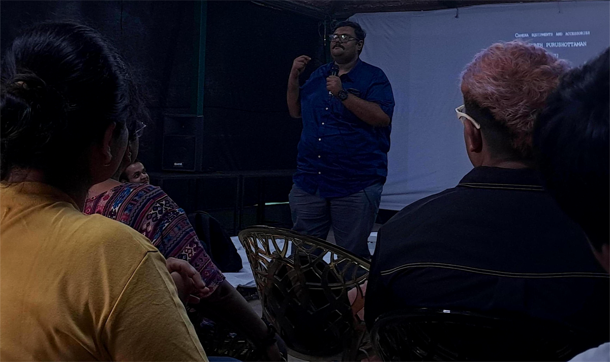 Mani Shankar Iyer spoke at Out & Loud Film Pune International Queer Film Festival 