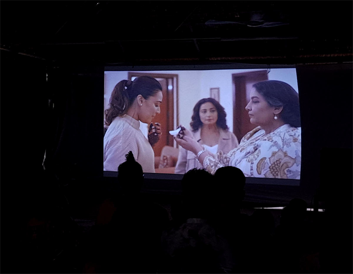 A still from Sheer Qorma with Swara Bhasker, Divya Dutta and Shabana Azmi and  at the Out and Loud Pune International Queer Film Festival held from May 24-26 at Max Mueller Bhavan Pune