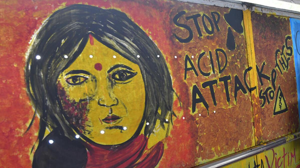 Woman, two children, suffer burns in acid attack