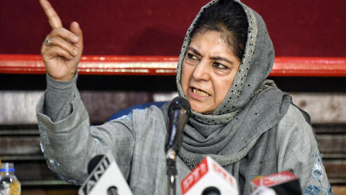 Mehbooba Mufti hits out against anti-encroachment drive, says Kashmir looks like Afghanistan