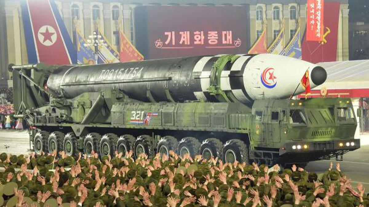 North Korea unveils 'record' number of ICBMs at military parade