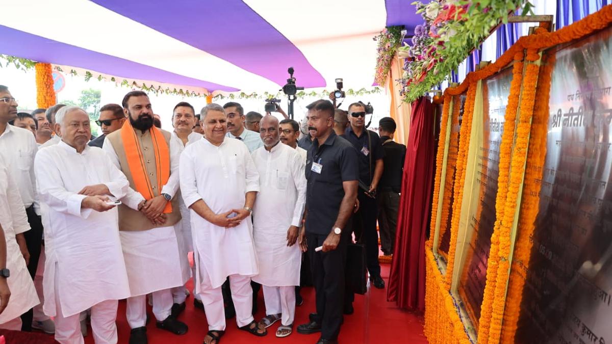 Bihar CM Nitish Kumar lays foundation stone for 17 schemes worth ₹1,159.84 crore in Patna