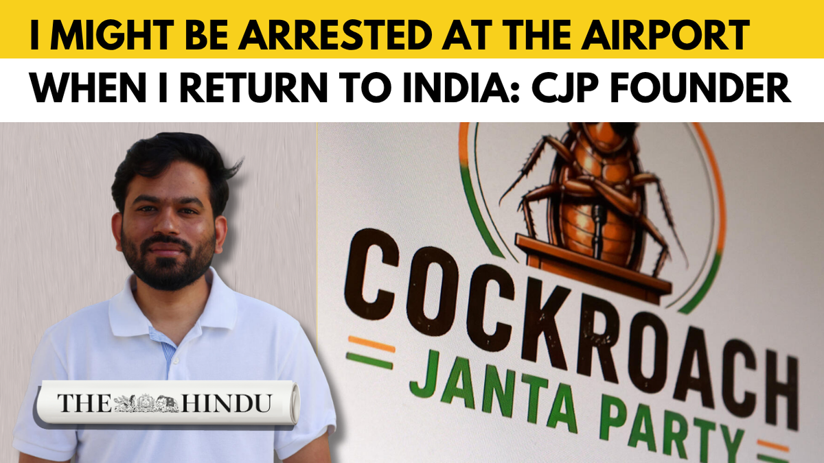 Watch: Over 1.2 million join Cockroach Janta Party, says founder Abhijeet Dipke