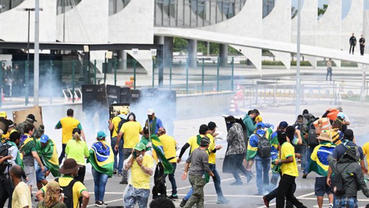 Pro-Bolsonaro protesters storm Brazil's Congress in capital