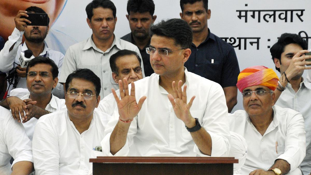 Congress’ top leaders discuss Sachin Pilot’s defiance in Rajasthan but yet to make any announcement