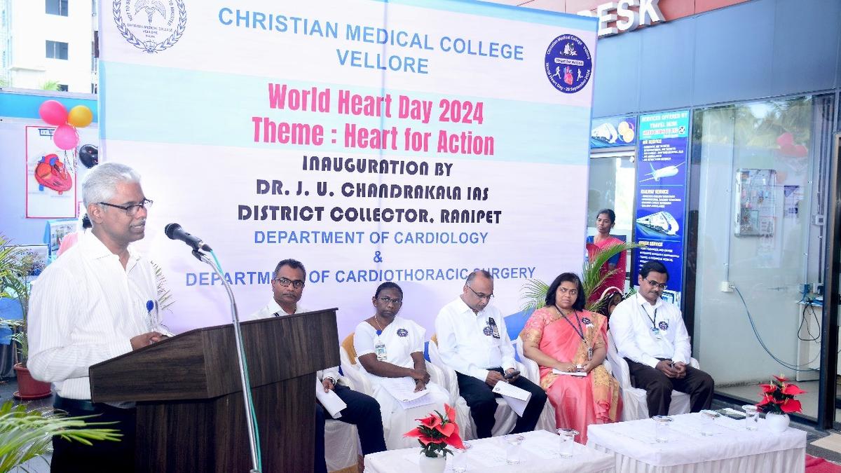 CMC observes World Heart Day in Vellore