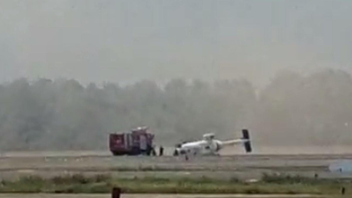 Indian Coast Guard helicopter crashes at Kochi Airport